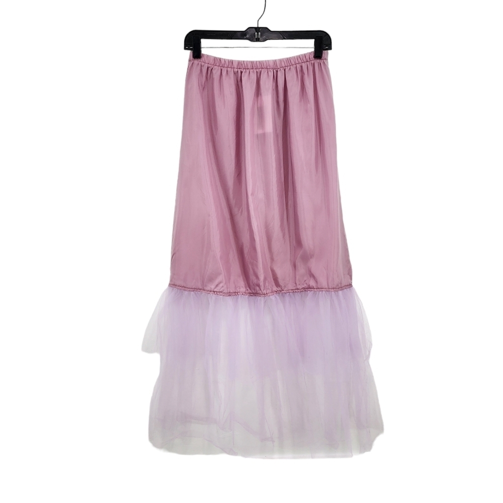Marrika Nakk Women's Tiered Maxi Sheer Tutu Slip Skirt